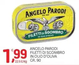 Carni e Affini Supermercati Angelo Parodi filetti di sgombro in olio d'oliva offerta