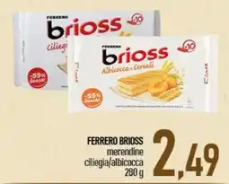 Ciro Amodio Ferrero brioss merendine ciliegia/albicocca offerta