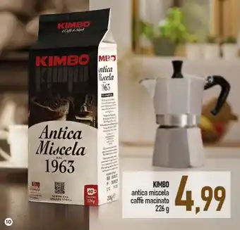 Kimbo antica miscela caffè macinato