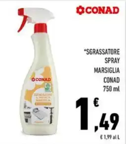 Conad Superstore Sgrassatore spray Marsiglia Conad offerta