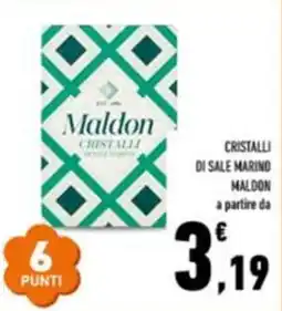 Conad Superstore Cristalli di sale marino Maldon offerta