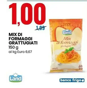 Eurospin Mix di formaggio gratugiati 150 g offerta