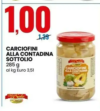 Eurospin Carciofini alla contandina sottolio 285 g offerta