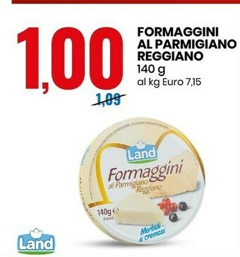 Eurospin Formaggini al parmigiano reggiano 140 g offerta