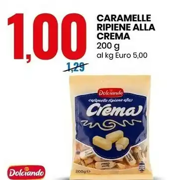 Eurospin Caramelle ripiene alla crema 200 g offerta