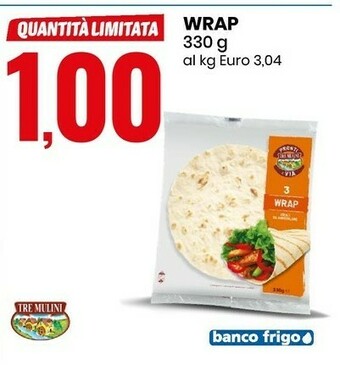 Eurospin Wrap 330 g offerta