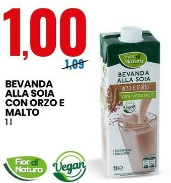 Bevanda alla soia con orzo e malto 1 l