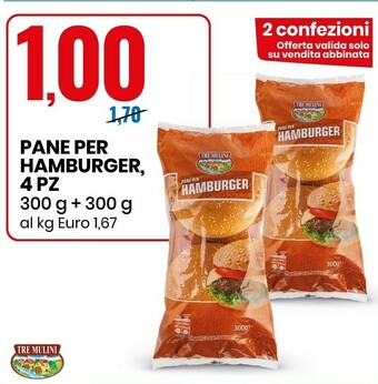 Eurospin Pane per hamburger 600 g offerta