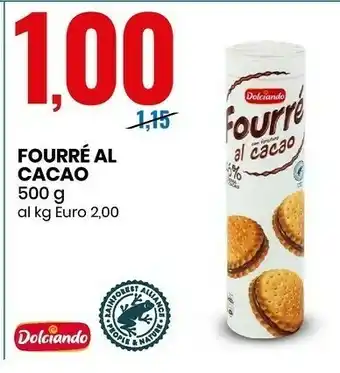 Eurospin Fourre al cacao 500 g offerta