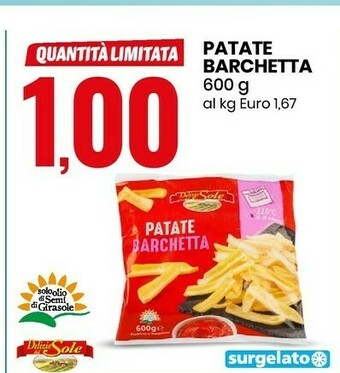 Eurospin Patate barchetta 600 g offerta