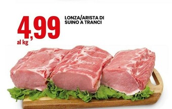 Eurospin Lonza / arista di suino a tranci offerta