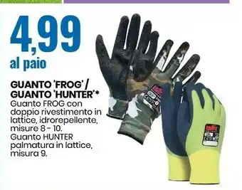 Guanto frog/ guanto hunter