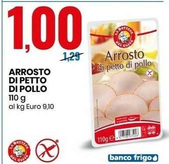 Eurospin Arrosto di petto di pollo 110 g offerta