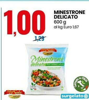 Eurospin Minestrone delicato 600 g offerta
