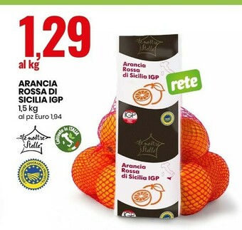 Eurospin Arancia rossa di sicilia igp 1,5 kg offerta