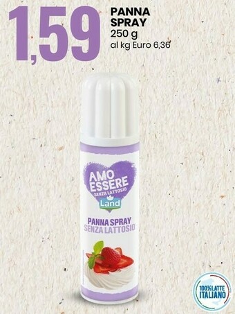 Eurospin Panna spray 250 g offerta