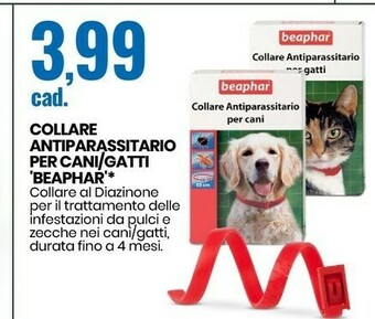 Eurospin Collare antiparassitario per cani/gatti offerta