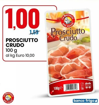 Eurospin Prosciutto crudo 100 g offerta