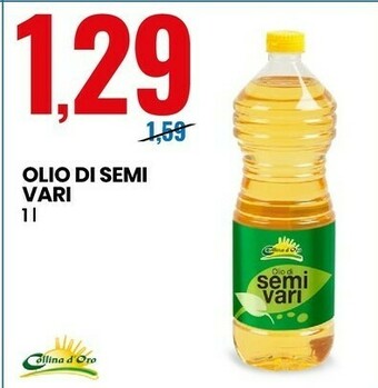 Eurospin Olio di semi vari 1 l offerta