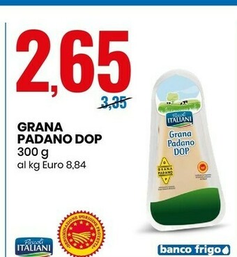 Eurospin Grana padano dop 300 g offerta