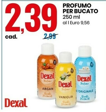 Eurospin Profumo per bucato 250 ml offerta