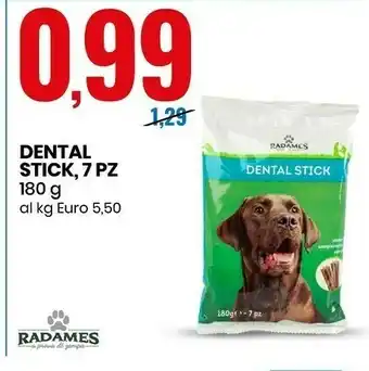 Eurospin Radames dental stick 180 g offerta