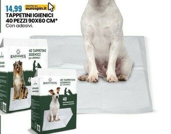 Eurospin Radames tappetini igienici 90x60 cm offerta