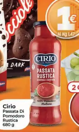 Crai Cirio Passata Di Pomodoro Rustica offerta