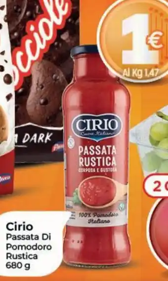 Cirio Passata Di Pomodoro Rustica