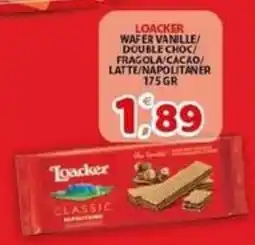 Il Centro Superstore Loacker wafer vanille/ double choc/ fragola/cacao/ latte/napolitaner offerta