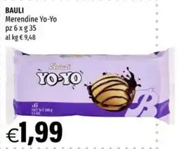 Hurrà Bauli Merendine Yo-Yo offerta