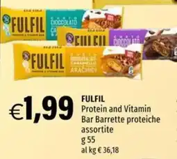 Hurrà Fulfil Protein and Vitamin Bar Barrette proteiche assortite offerta