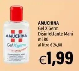 Hurrà Amuchina Gel X Germ Disinfettante Mani offerta