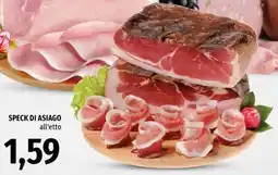 Famila Superstore Speck di Asiago offerta