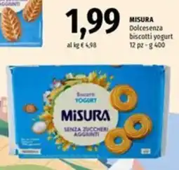 Famila Superstore Misura Dolcesenza biscotti yogurt offerta