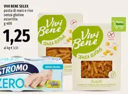 Famila Superstore Vivi Bene Selex pasta di mais e riso senza glutine assortita offerta