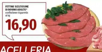 Fettine sceltissime di bovino adulto
