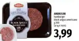 Emi Market Ambrosini hamburger black angus americano offerta