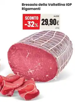 Coop Master Alleanza 3.0 Bresaola della Valtellina IGP Rigamonti offerta
