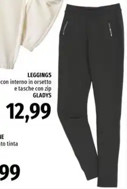Famila Superstore Leggings con interno in orsetto e tasche con zip Gladys offerta