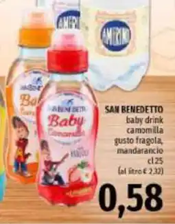 Emi Market San Benedetto Baby Camomilla gusto fragola, mandarancio offerta