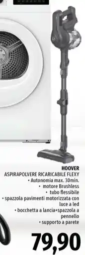 Famila Superstore Hoover Aspirapolvere Ricaricabile Flexy offerta