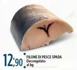 Rossotono Carrefour Filone di pesce spada Decongelato offerta