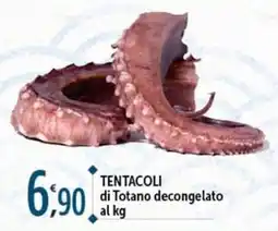 Rossotono Carrefour Tentacoli di Totano decongelato offerta