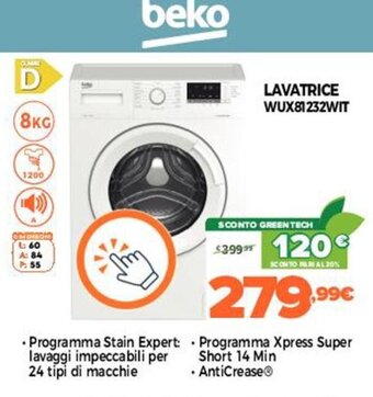 beko Forno Elettrico BIS15500XGMS offerta di Expert Di Lella