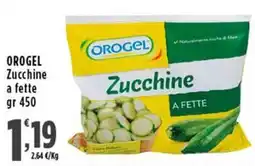 Rossotono Carrefour Orogel Zucchine a fette offerta