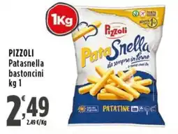 Rossotono Carrefour Pizzoli Patasnella bastoncini offerta