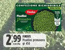 Rossotono Carrefour Findus Pisellini primavera offerta