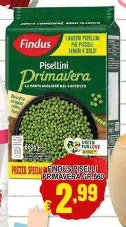 Risparmio Supermercati Findus Pisellini Primavera offerta