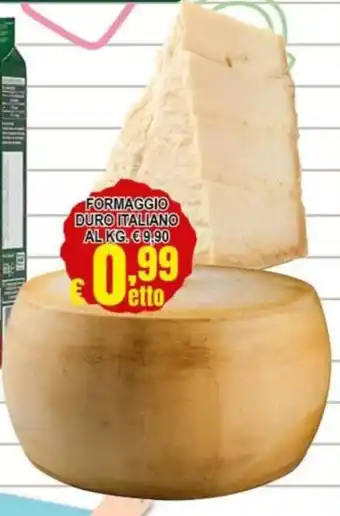 Formaggio duro italiano